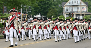 Patriots Day Parade in Arlington